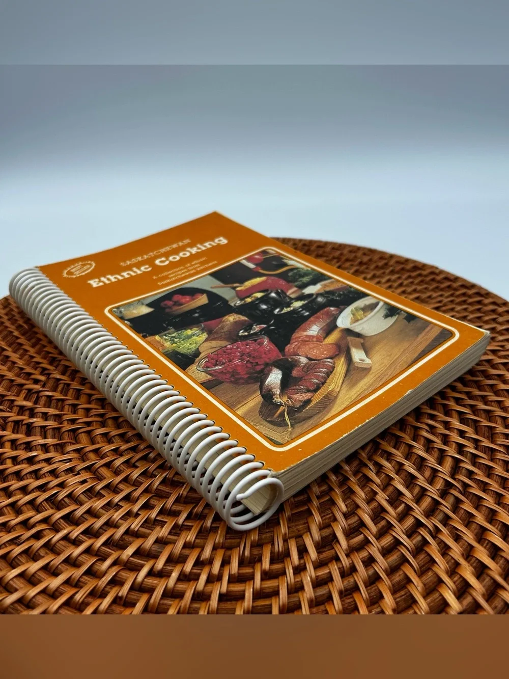Vintage Saskatchewan Ethnic Cooking Cookbook Humboldt Canada Spiral 1982